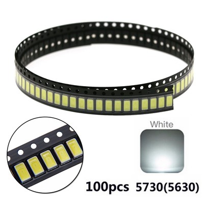 Neues Produkt 100stk 5630/5730 Single Chip SMT LED 0 5W wei? 5000 6500k