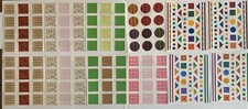 New Creative Memories 12 Block Sticker Sheets Geometric Shapes
