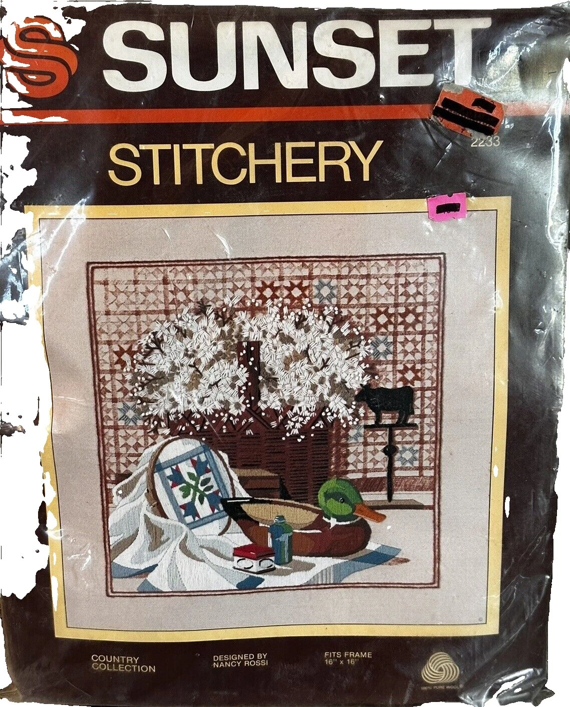 Los kits de bordado Sunset Stitchery