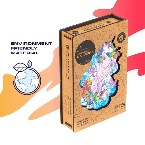 Unidragon Wooden Jigsaw Puzzles "Inspiring Unicorn" Wooden Puzzles for Adults-S - 第 4/24 張圖片