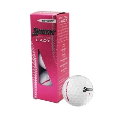 Srixon Damen Soft Feel Golfbälle (12) (WEISS) (1 ÄRMEL 3 BÄLLE)