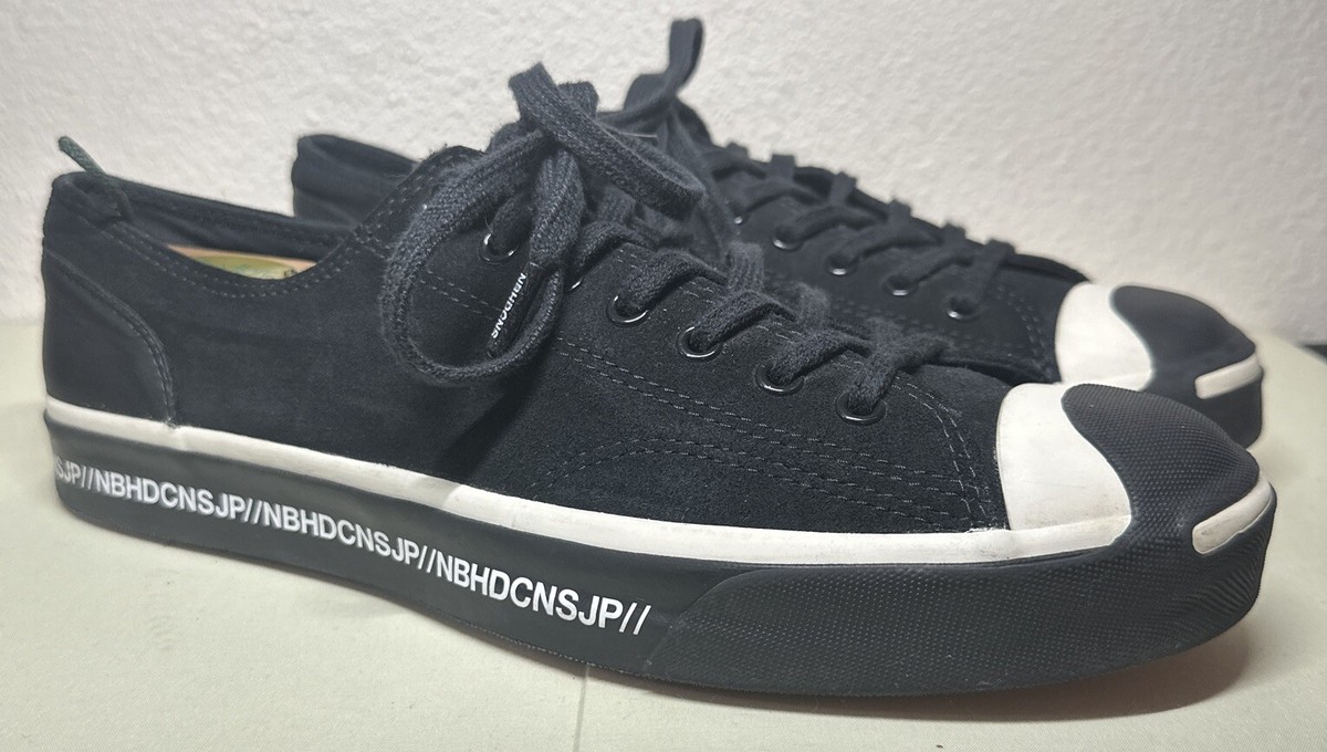 Converse x Neighborhood Jack Purcell Black and White