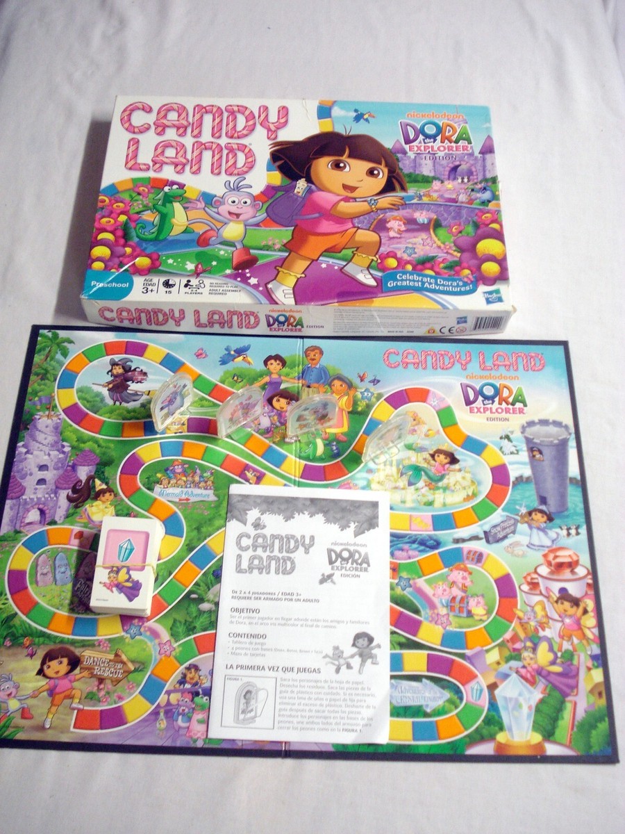 Nickelodeon Dora the Explorer Candyland Board Game 2010 Complete