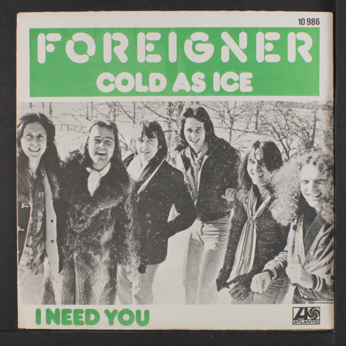 Foreigner レコード FOREIGNER: cold as ice / i need you ATLANTIC 7