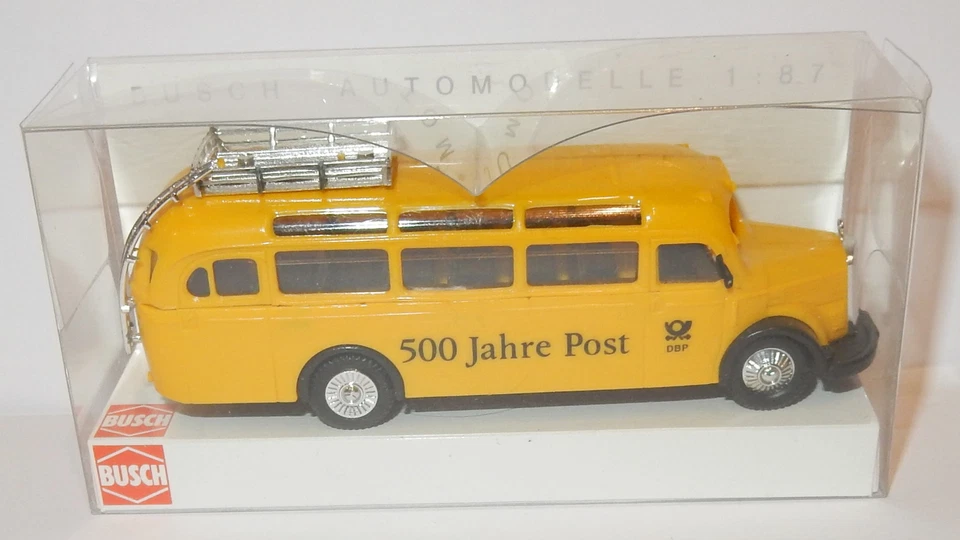 Busch Ho 1/87 MB Mercedes O 3500 Schweizerpost Autobus 500JAHRE Dbp Post Ptt - Immagine 4 di 4