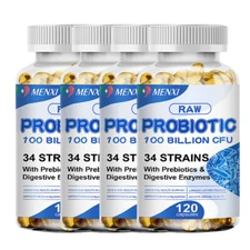 Probiotics 100 Billion CFU per Serving, 34 Strains + Prebiotics,Digestive Health