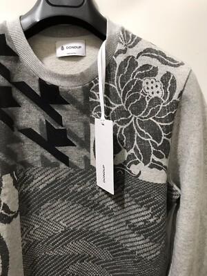 DONDUP  Italian legend urban sweatshirt  L tag(Fit is M/50/40 ) NWT$550 Big Sale