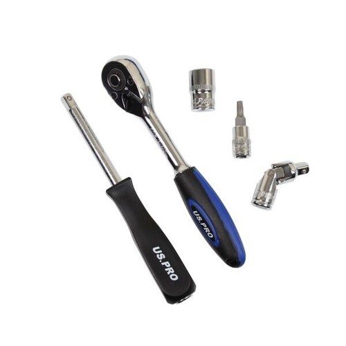 Set di punte e punte unità US PRO 46 pz 1/4" con cricchetto esagono PH PZ TX 1387 - Foto 3 di 4