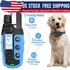 Dog Training Collar with Remote - 3300Ft Waterproof Dog Shock Collars with Beep