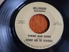 DETROIT AND THE INTRUDERS- THERE SHE GOES-7" SUPER RARE NORTHERN SOUL MONSTER!