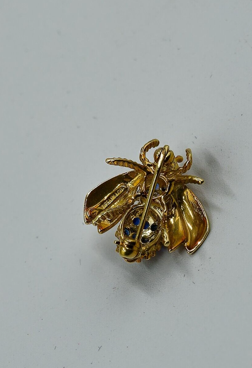 Tiffany & Co. Vintage Diamond Sapphire Ruby 18kt Yellow Gold Tiffany & Co. Vintage Diamond Sapphire Ruby 18kt Yellow Gold