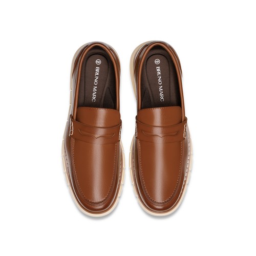 Men Lightweight Penny Loafer Shoes Comfortable Slip on Casual Dress Shoes - Picture 32 of 38