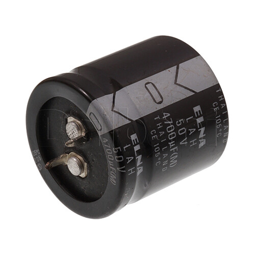 Original Neu Elna Snap In Kondensator 50V 4700UF 30X30 mm 105 - Bild 1 von 2