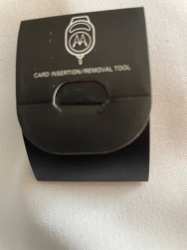TWO MOTOROLA PIN TOOLS SJYN1165A FOR CARD REMOVAL/INSERTION IN ORIGINAL PACKS - Zdjęcie 2 z 10
