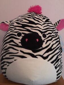 Squishmallow TRACEY the ZEBRA SZ 20 pillow SquooShems Kelly Toy Squashmallow NEW 734689297542 | eBay