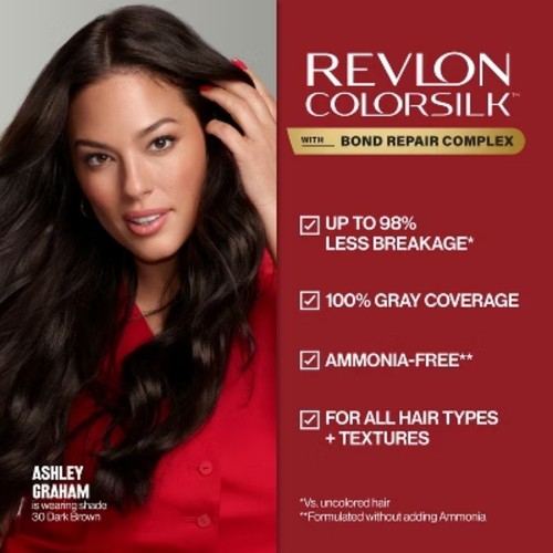Revlon ColorSilk Permanent Hair Color with Bond Repair Complex - Brown - Picture 14 of 31