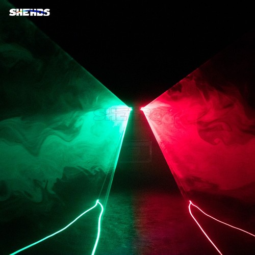 Update Version laser RGB Full Color/Green+Red lamp 2 head laser Lighting DJ Show - Picture 9 of 41