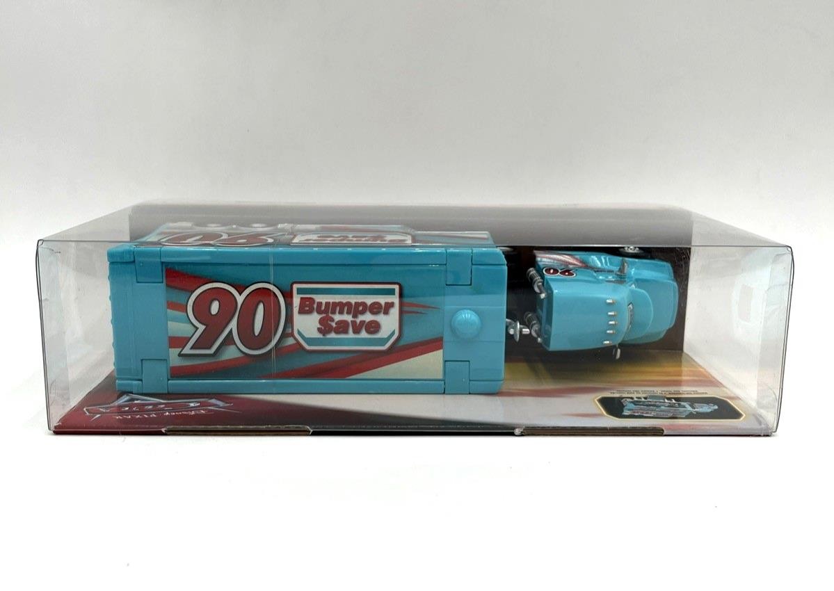 Disney Pixar Cars Ponchy Wipeout Hauler 1:55 Truck Team Bumper