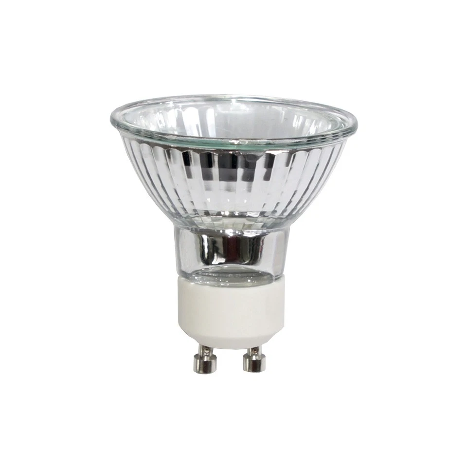 10x Halogenlampe Reflektor 50W GU10 Alu 230V warmweiß dimmbar Strahler flood 38° - Bild 2 von 2