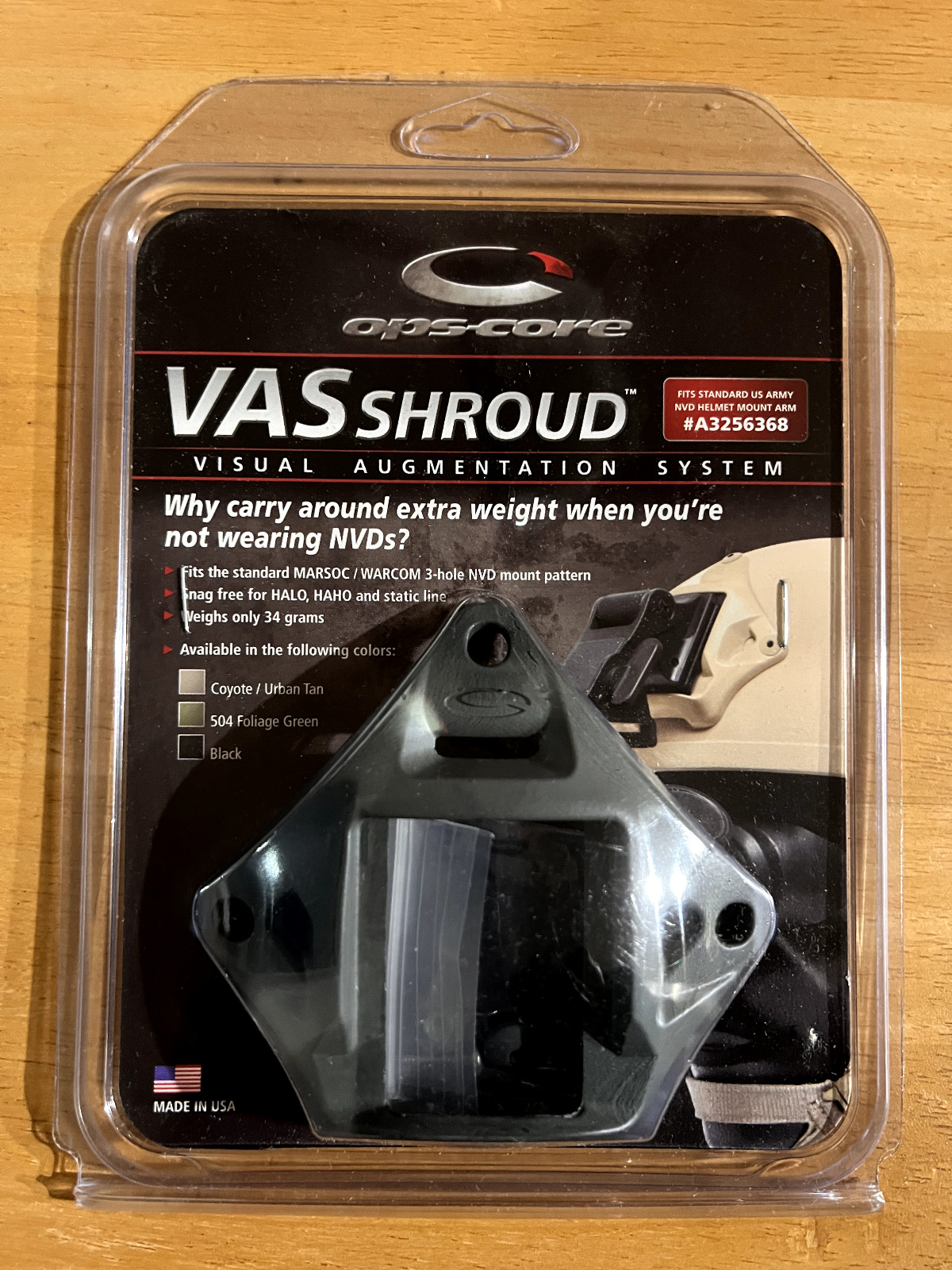 Helmet Mount Base Plate Green - New