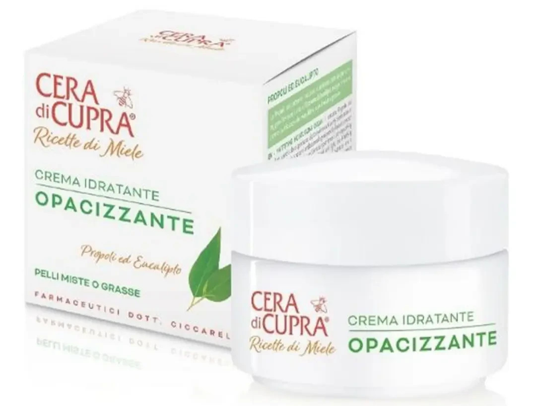 CERA DI CUPRA CREMA IDRATANTE OPACIZZANTE PROPOLI ED EUCALIPTO 50ML PELLI MISTE