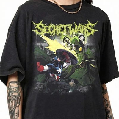 Vintage Avengers Secret Wars T Shirt, Marvel Comics Shirt, Doomsday Doctor Doom