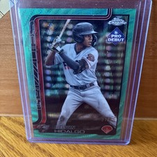 2025 Topps Pro Debut SN/75 Kelvin Hidalgo Chrome Aqua Refractor #PDC-46
