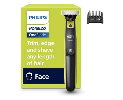 Philips Norelco OneBlade 360 Face Hybrid Electric Trimmer and Shaver QP2724/90