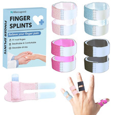 4Pcs Color Thumb Finger Splint, Trigger Finger Splints, Finger Brace,Injured Mal