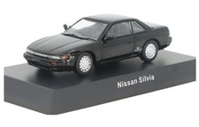Kyosho Nissan Silvia S13 1988 Black 1:64 K07115H