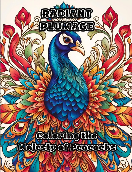 Radiant Plumage | Coloring The Majesty Of Peacocks | Colorzen | Taschenbuch-image