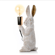 Image of Sitting White Rabbit Lamp
