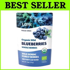 Unsweetened Organic Blueberries, Non-GMO, Nordic Forest