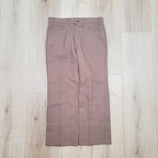 VTG 70s Levi's Sta-Prest Pants 33 Waist Short Crop High Rise Talon 42