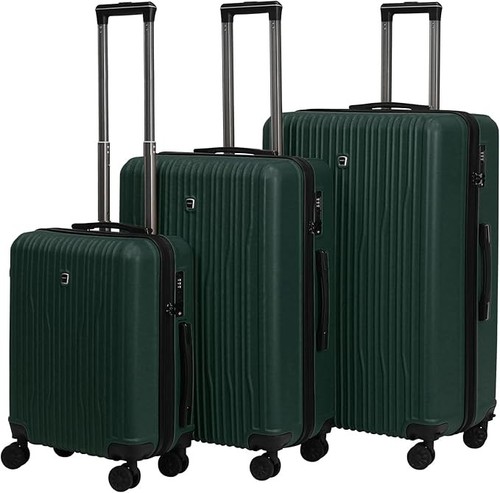 NEVERA® Lightweight 4 Dual Spinner Wheels ABS Hard Shell Luggage Suitcase ABS-25 - Picture 21 of 49