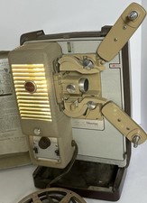 Kodak 8mm Movie Projector Showtime A-20 Tested Working Reels Fwd Rev Lamp On