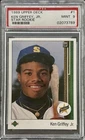 1989 Upper Deck Star Rookie #1 Ken Griffey Jr. Mariners RC HOF PSA 9 MINT
