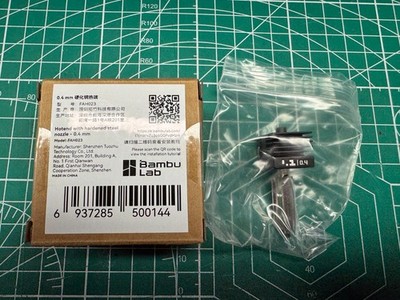 Bambu Lab Hotend 0.4mm Hardened Steel FAH023 H2/P2S/X2D STD Flow  Free Shipping