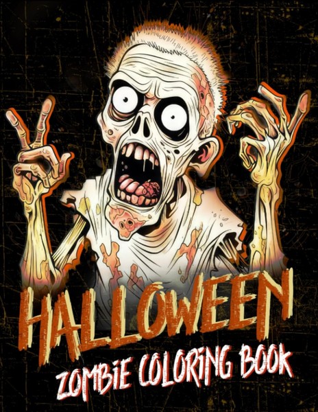 Halloween Malbuch Zombie 30+ Designs FüR Erwachsene & Teens, Kreativbuch Horror-image