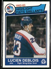 1983-84 O-Pee-Chee Lucien DeBlois #378 Winnipeg Jets