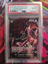 St. Topman Warcury OP13-089 Carrying On His Will ALT ART PSA 10