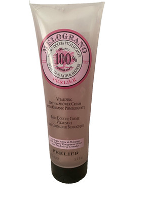 Perlier  Melograno 100% Organic Vitalizing Bath & Shower Cream Pomegranate New