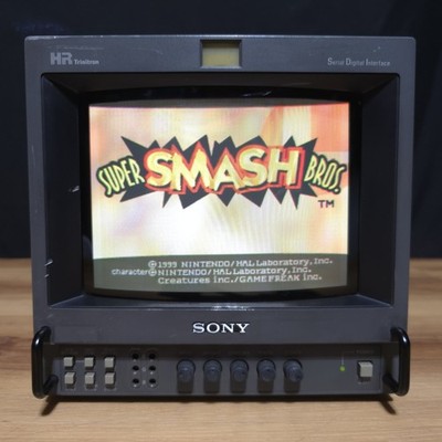 Sony 8'' BVM-9044QD RGB SDI Trinitron Color Video CRT Monitor BURN-IN
