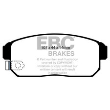 EBC Brakes Bremsbelagsatz Bremsklötze DP41691R | 942901