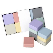Mini Dry Erase Erasers, Magnetic for Fridge Whiteboard, 8 Pcs, Multicolor