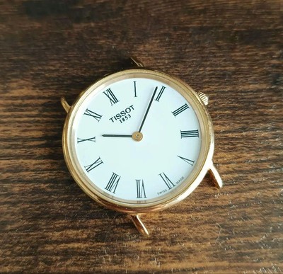 時計 tissot 1853 t880k Tissot 1853 T880K Quartz Watch White Dial Gold Case Roman