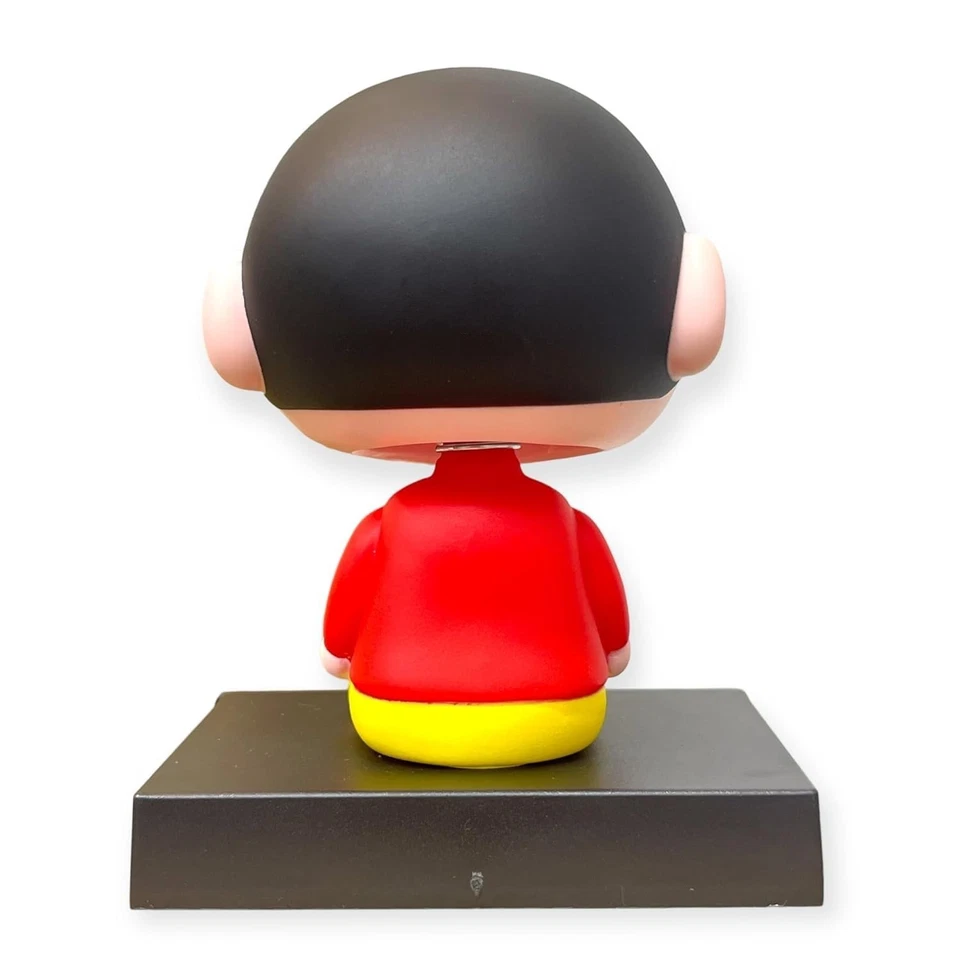 Figura de acción Super Hero Shin Chan edición limitada Bobblehead con soporte móvil Foto 2 de 3