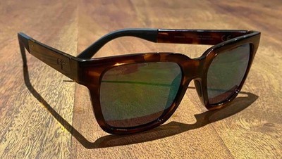 Maui Jim Mongoose Polarized Sunglasses Tortoise/Maui Green Mirror Glass 540-10