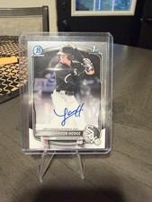 2025 Bowman Chrome Draft 1st Prospects Autograph Landon Hodge Auto White Sox