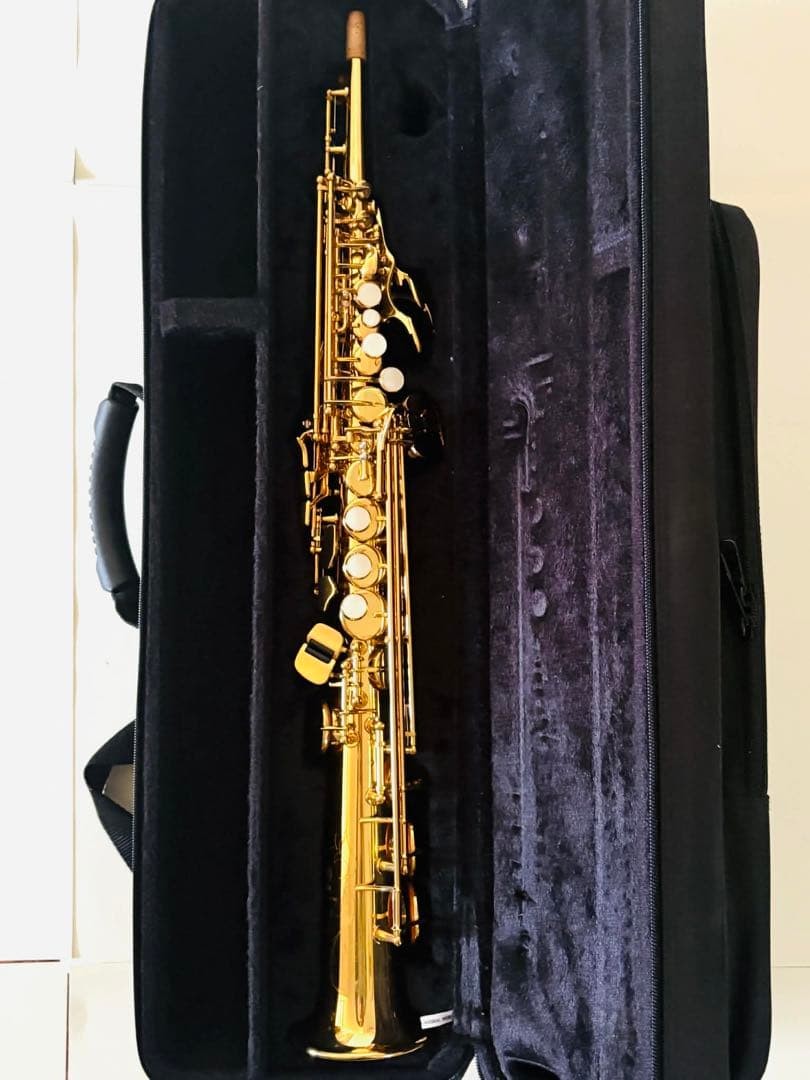 YAMAHA YSS-475 Soprano Saxophone Excellent Condition Used With